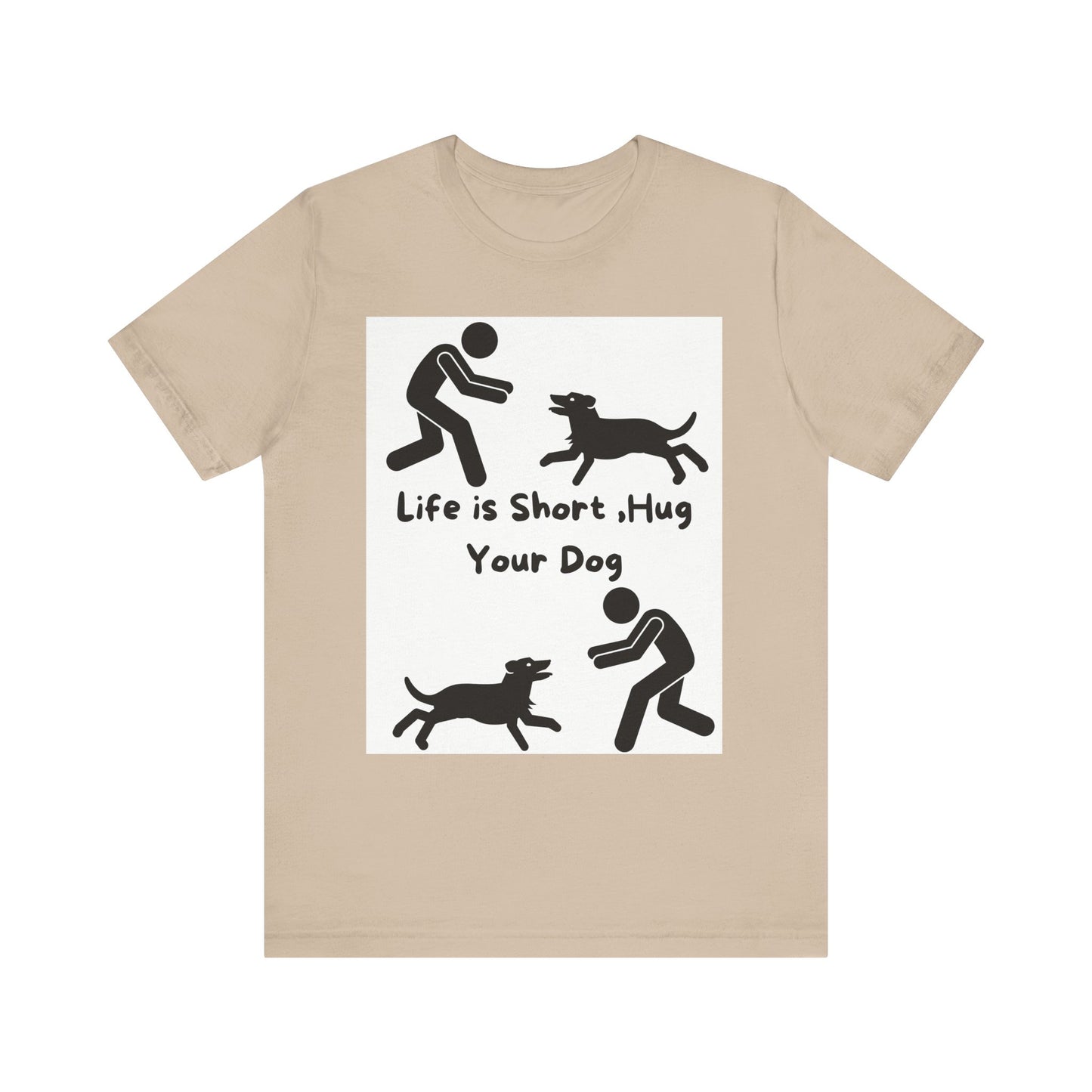 "Hug Your Dog" Unisex Tee – Spread Love & Positivity