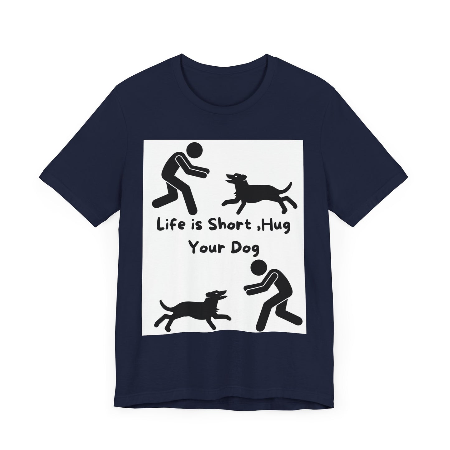 "Hug Your Dog" Unisex Tee – Spread Love & Positivity