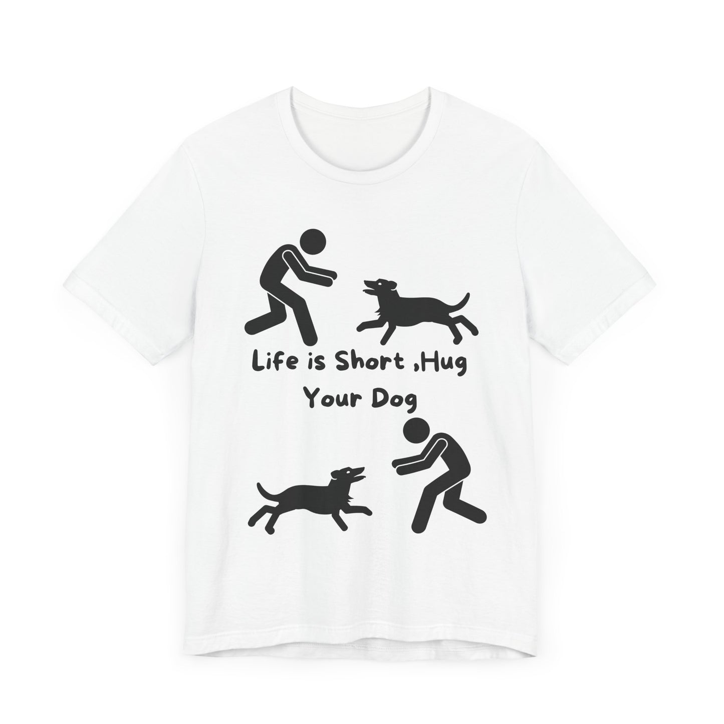 "Hug Your Dog" Unisex Tee – Spread Love & Positivity