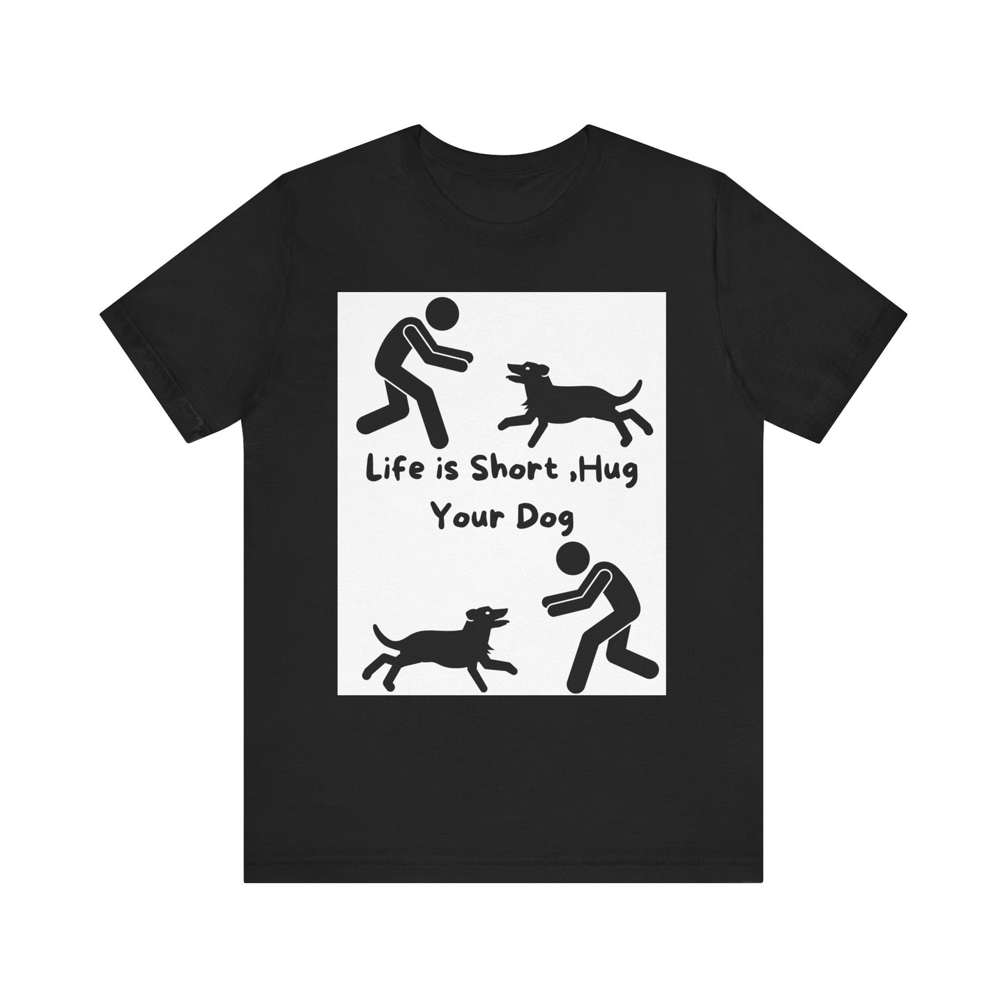 "Hug Your Dog" Unisex Tee – Spread Love & Positivity